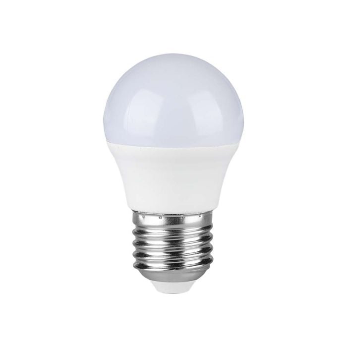 Bombilla LED V-TAC - Samsung - Golf - Soporte E27 - IP20 - Blanca - 4.5W - 470 Lumens - 3000K