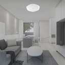 V-TAC Lámpara de techo de diseño - Mando a distancia con cambio de color - IP20 - 40W- 4000 Lumens - 3IN1