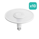 Bombilla LED V-TAC - Samsung - Bombilla acrílica PRO - IP20 - Blanca - 11W- 900 Lúmenes - 6400K - Pack de 10
