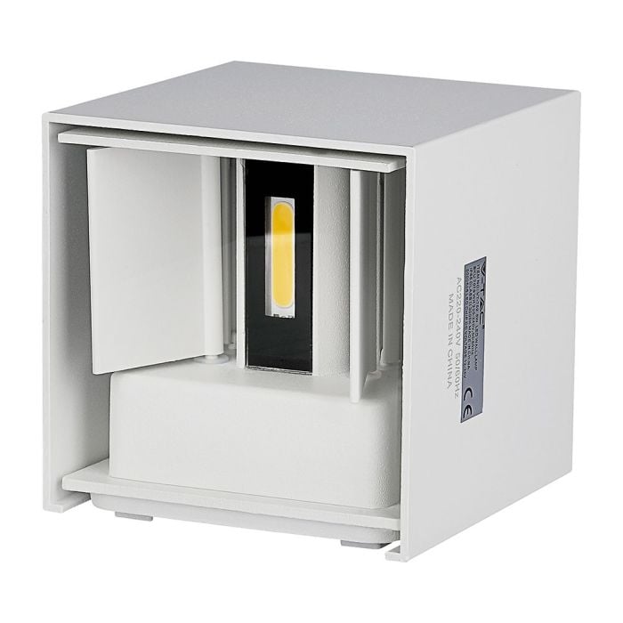 V-TAC Aplique LED Cuadrado - Bridgelux - IP65 Estanco - Blanco - 5W - 700 Lumens - 3000K