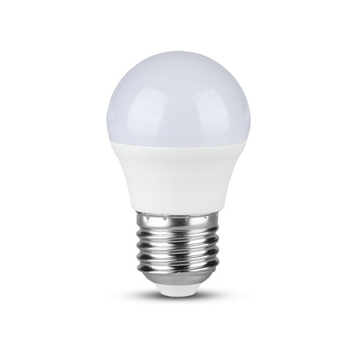 [262] Bombilla LED V-TAC - Samsung - Golf - Soporte E27 - IP20 - Blanca - 4.5W - 470 Lumens - 4000K