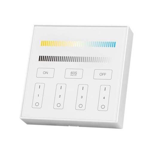 [2916] V-TAC LED Tiras de Luz - Accesorios - Controlador WiFi de 4 zonas - Blanco