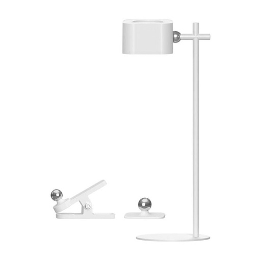[23410] V-TAC Lámpara de Sobremesa Recargable - IP20 - Blanca - 3W - 300 Lumens - 3IN1