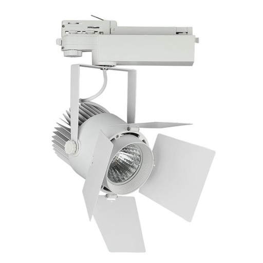[368] V-TAC LED Foco de carril - Samsung - IP20 - Blanco - 33W - 2640 Lumens - 3000K