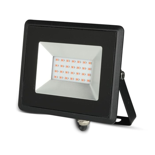 [5992] Proyector LED V-TAC - Serie E - Impermeable IP65 - Negro - Rojo - 20W