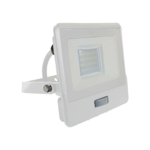 [20296] Proyector LED V-TAC - Samsung - Sensor PIR - Impermeable IP65 - Blanco - 20W - 1510 Lúmenes - 4000K