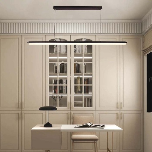 [6943] V-TAC Lámpara de Techo de Diseño - IP20 - Cuerpo Negro - 23W - 2130 Lumens - 4000K