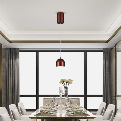 [7994] V-TAC Lámpara de Techo de Diseño - IP20 - Cuerpo Marrón - 8.5W- 850 Lumens - 3000K