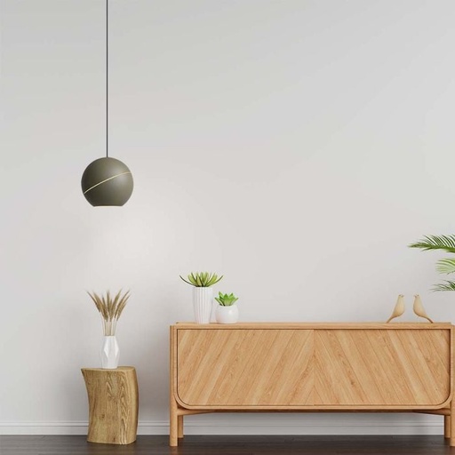 [8003] V-TAC Lámpara de Techo de Diseño - IP20 - Cuerpo Oro Champagne - 8.5W- 850 Lumens - 3000K