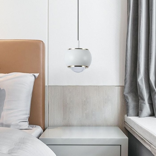 [10079] V-TAC Luz de Techo de Diseño - IP20 - Cuerpo Blanco - 9W- 1000 Lumens - 4000K