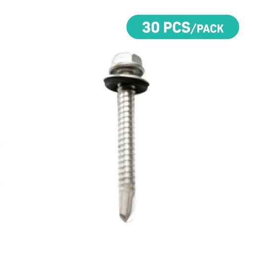 [11393] V-TAC Paneles Solares - Accesorios Estructura - Tornillo M6x50mm - 30 Piezas/Paquete