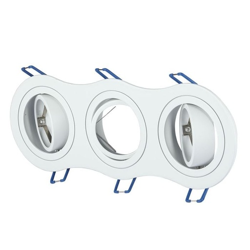 [3603] V-TAC LED Aro redondo - Empotrable - GU10 - IP20 - Blanco