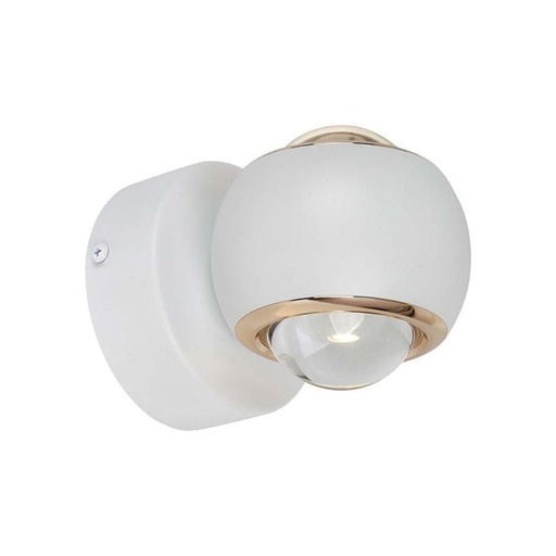 [23008] Aplique LED Redondo V-TAC - IP20 - Cuerpo Blanco - 10W - 950 Lumens - 3000K