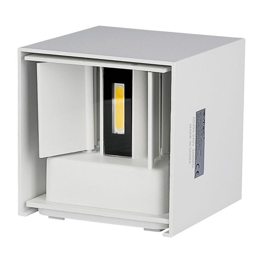 [217079] V-TAC Aplique LED Cuadrado - Bridgelux - IP65 Estanco - Blanco - 5W - 700 Lumens - 3000K